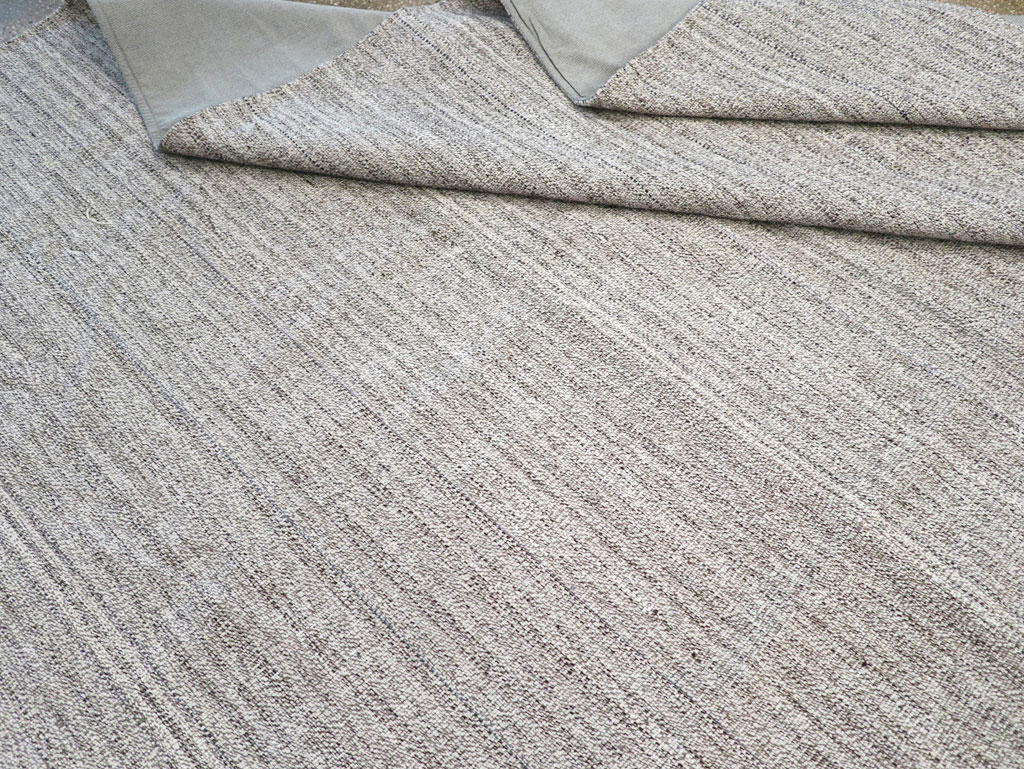 Vintage Turkish Flatweave Kilim Large Room Size Carpet, No.30990 - Gss