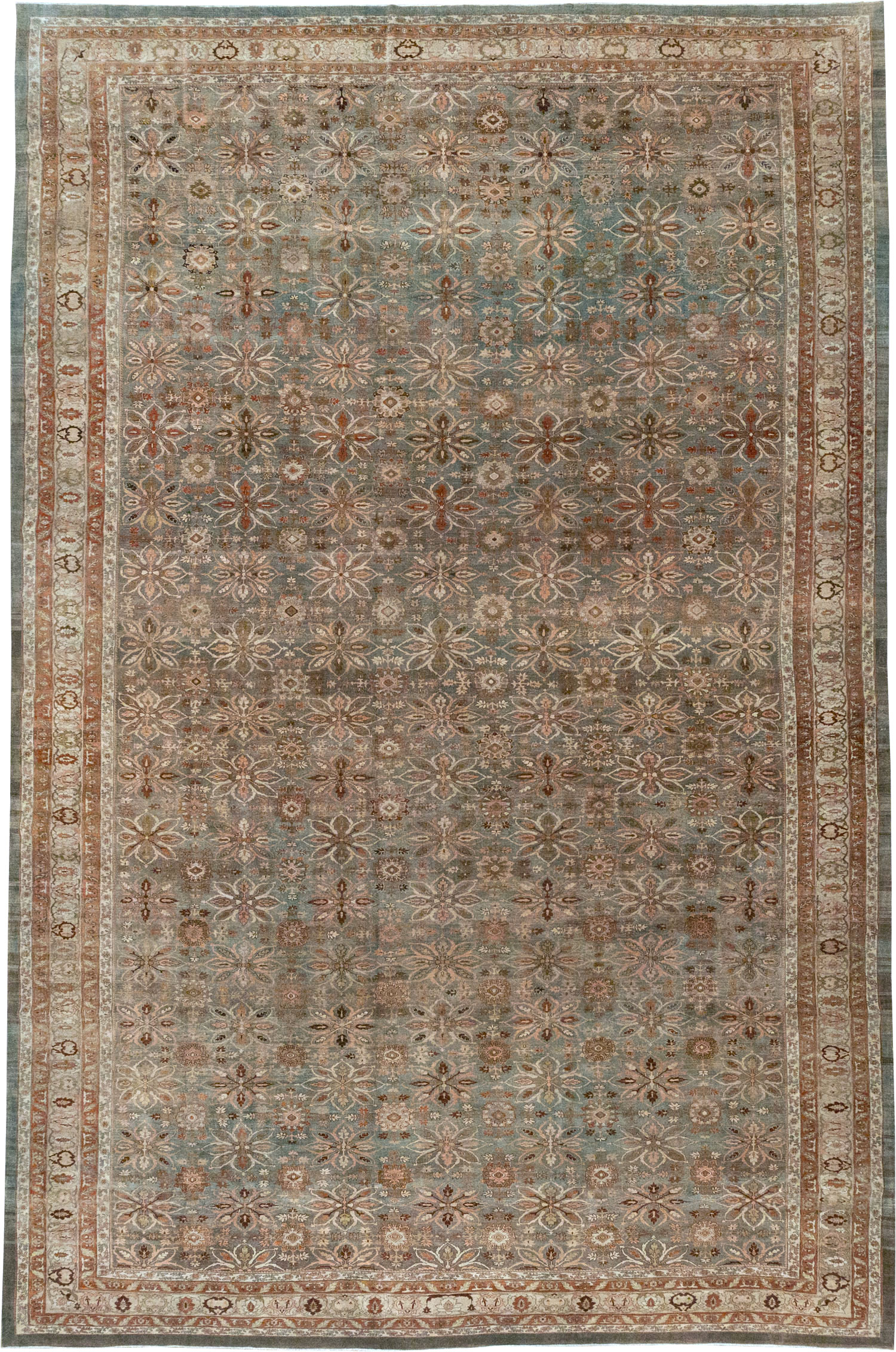 Antique Persian Bidjar Oversize Carpet, No.30993 - Gss