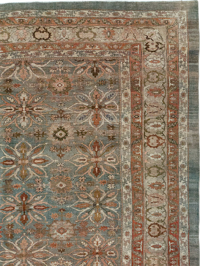 Antique Persian Bidjar Oversize Carpet, No.30993 - Gss