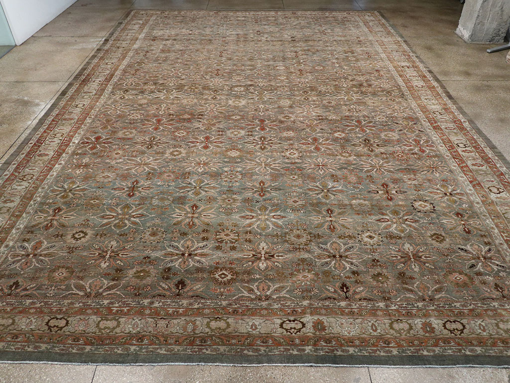 Antique Persian Bidjar Oversize Carpet, No.30993 - Gss