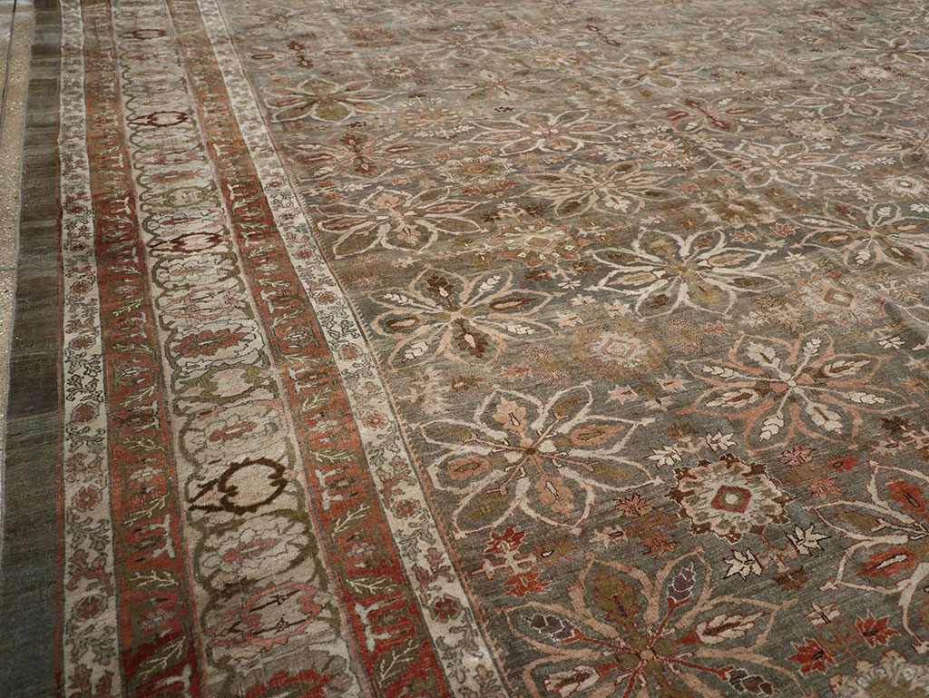Antique Persian Bidjar Oversize Carpet, No.30993 - Gss