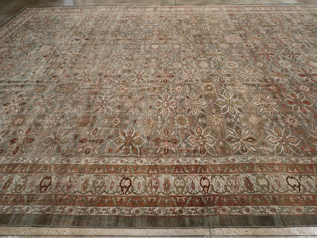 Antique Persian Bidjar Oversize Carpet, No.30993 - Gss