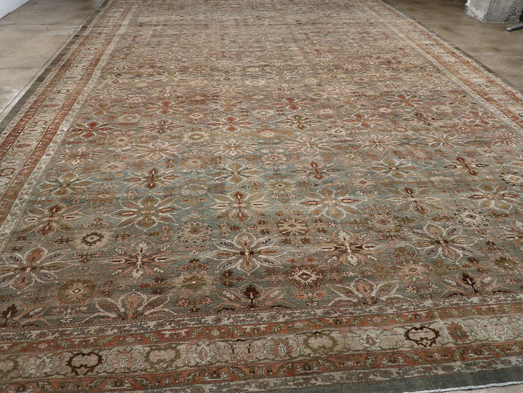 Antique Persian Bidjar Oversize Carpet, No.30993 - Gss