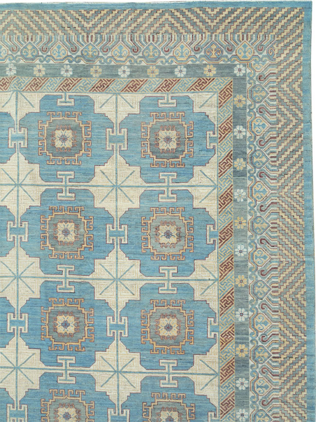 Contemporary East Turkestan Khotan Oversize Carpet, No.30995 - Gss