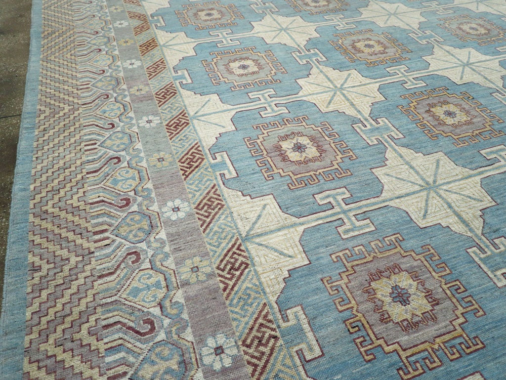 Contemporary East Turkestan Khotan Oversize Carpet, No.30995 - Gss