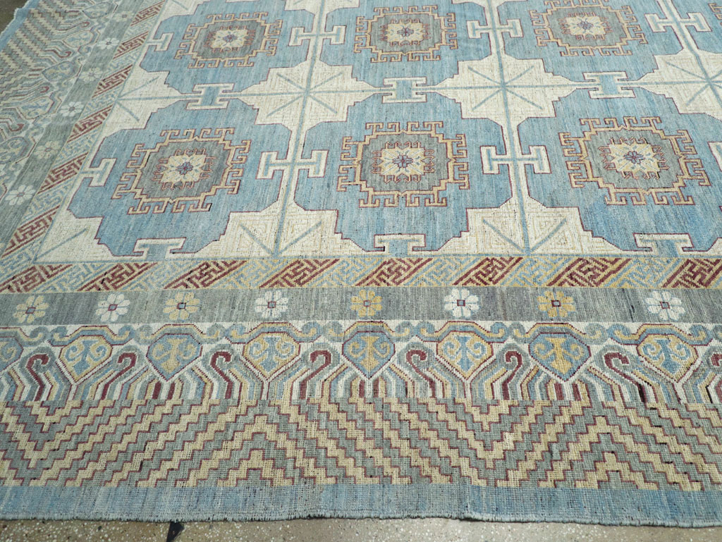 Contemporary East Turkestan Khotan Oversize Carpet, No.30995 - Gss