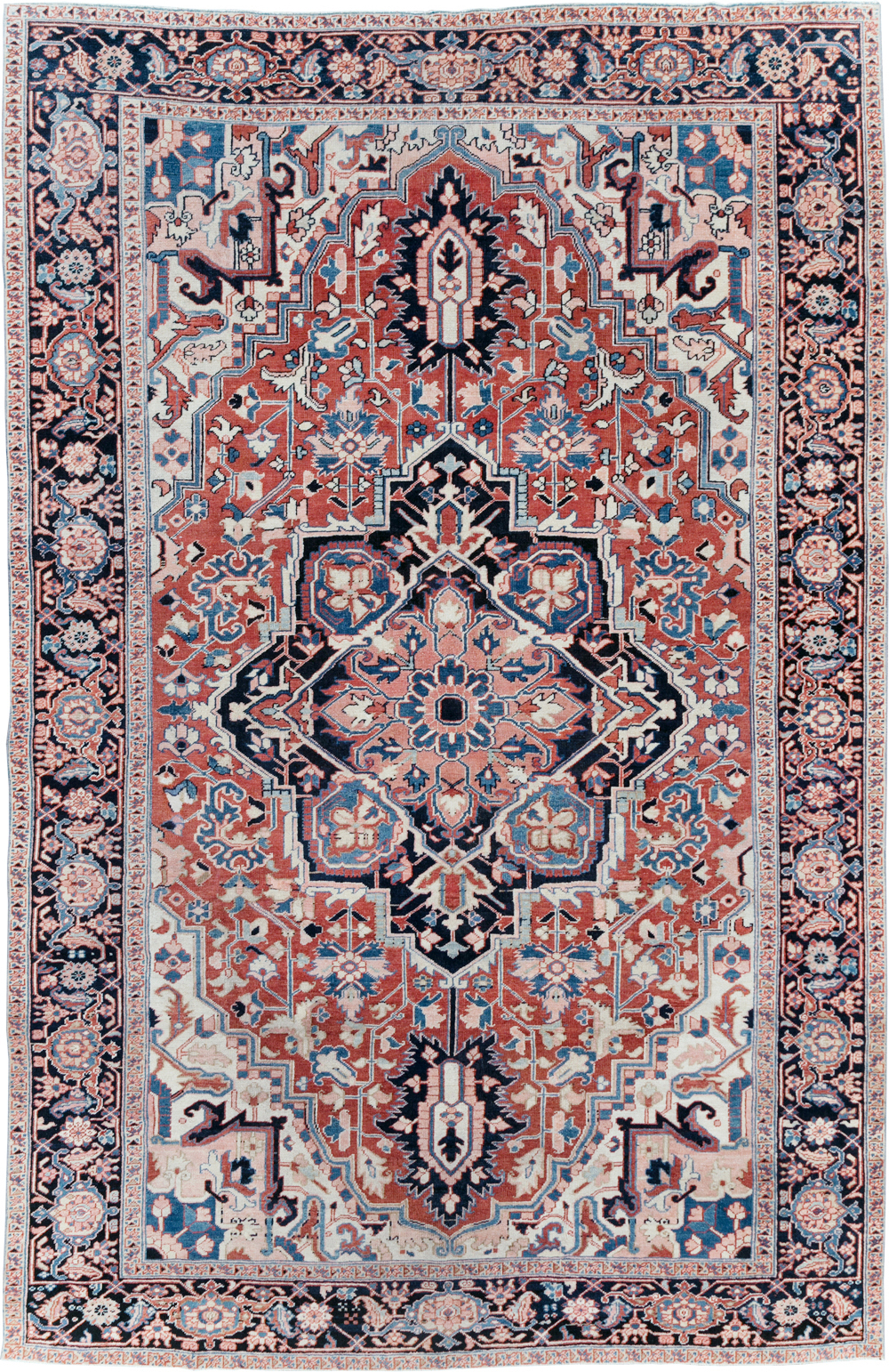 Antique Persian Heriz Room Size Carpet, No.30998 - Gss