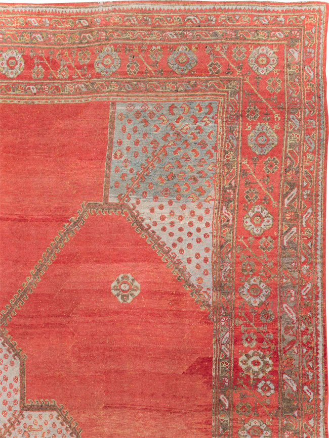 Antique Turkish Oushak Carpet, No.31002 - Gss
