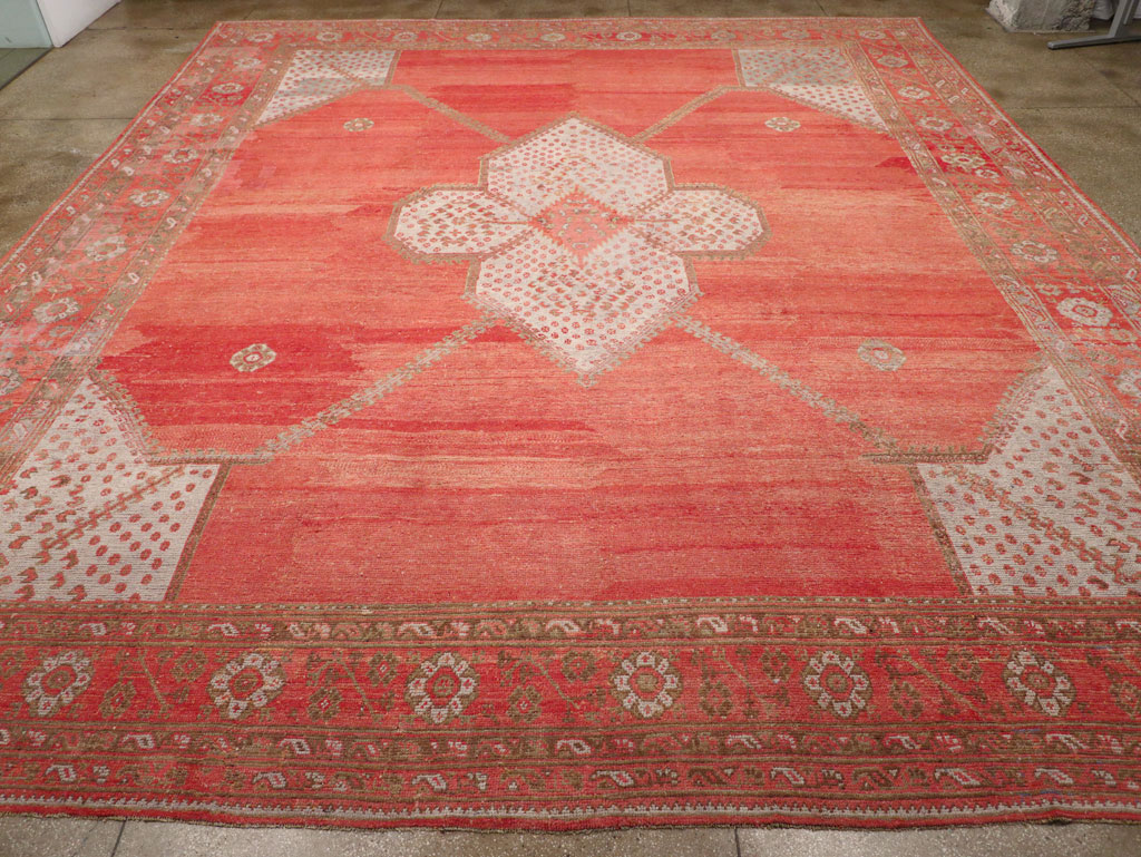 Antique Turkish Oushak Carpet, No.31002 - Gss