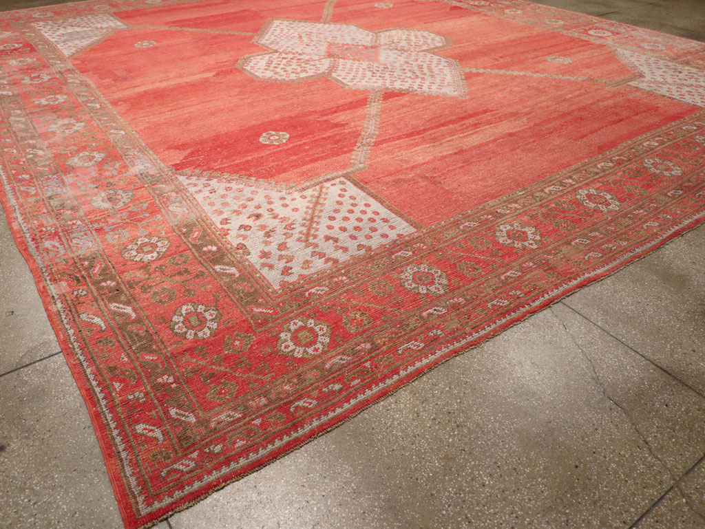 Antique Turkish Oushak Carpet, No.31002 - Gss
