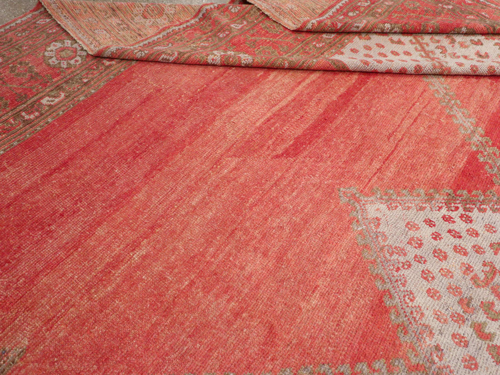 Antique Turkish Oushak Carpet, No.31002 - Gss