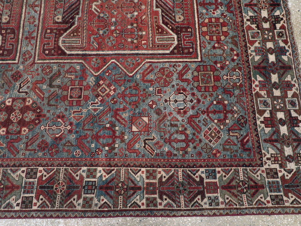 Antique Persian Shiraz Rug, No.31003 - Gss