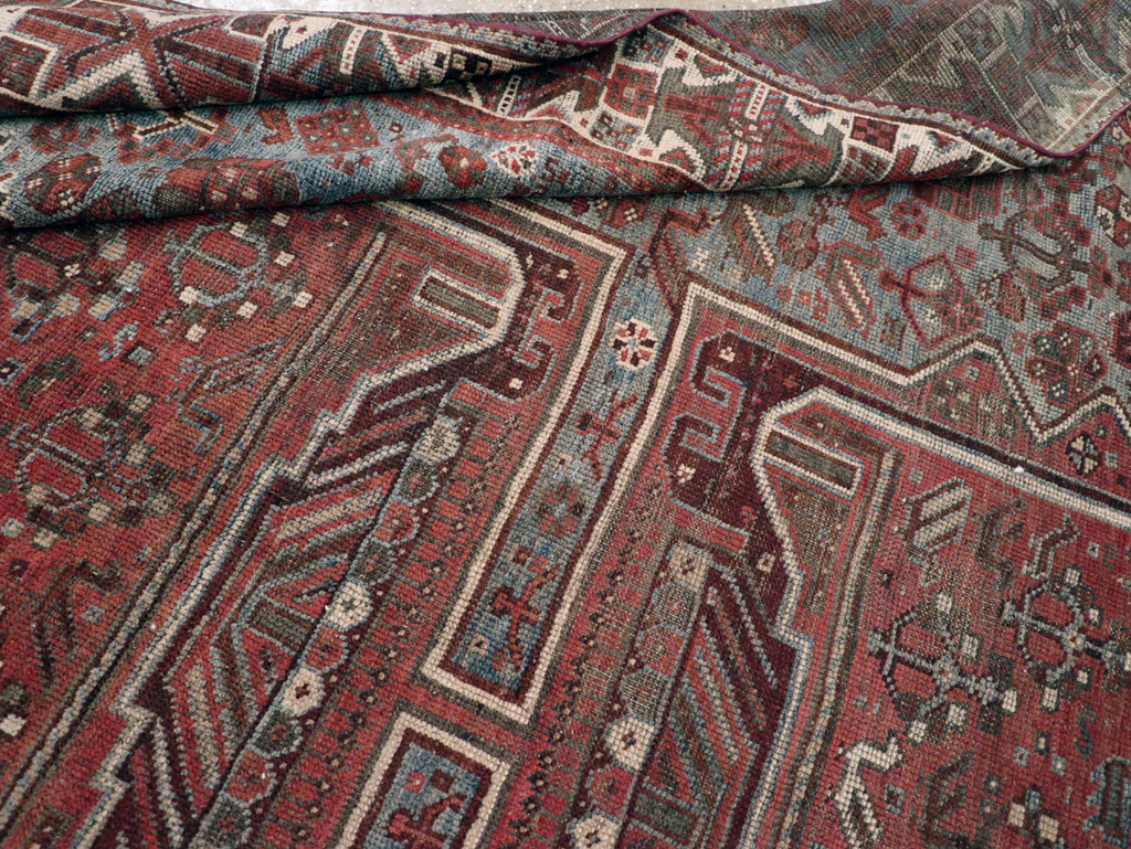 Antique Persian Shiraz Rug, No.31003 - Gss