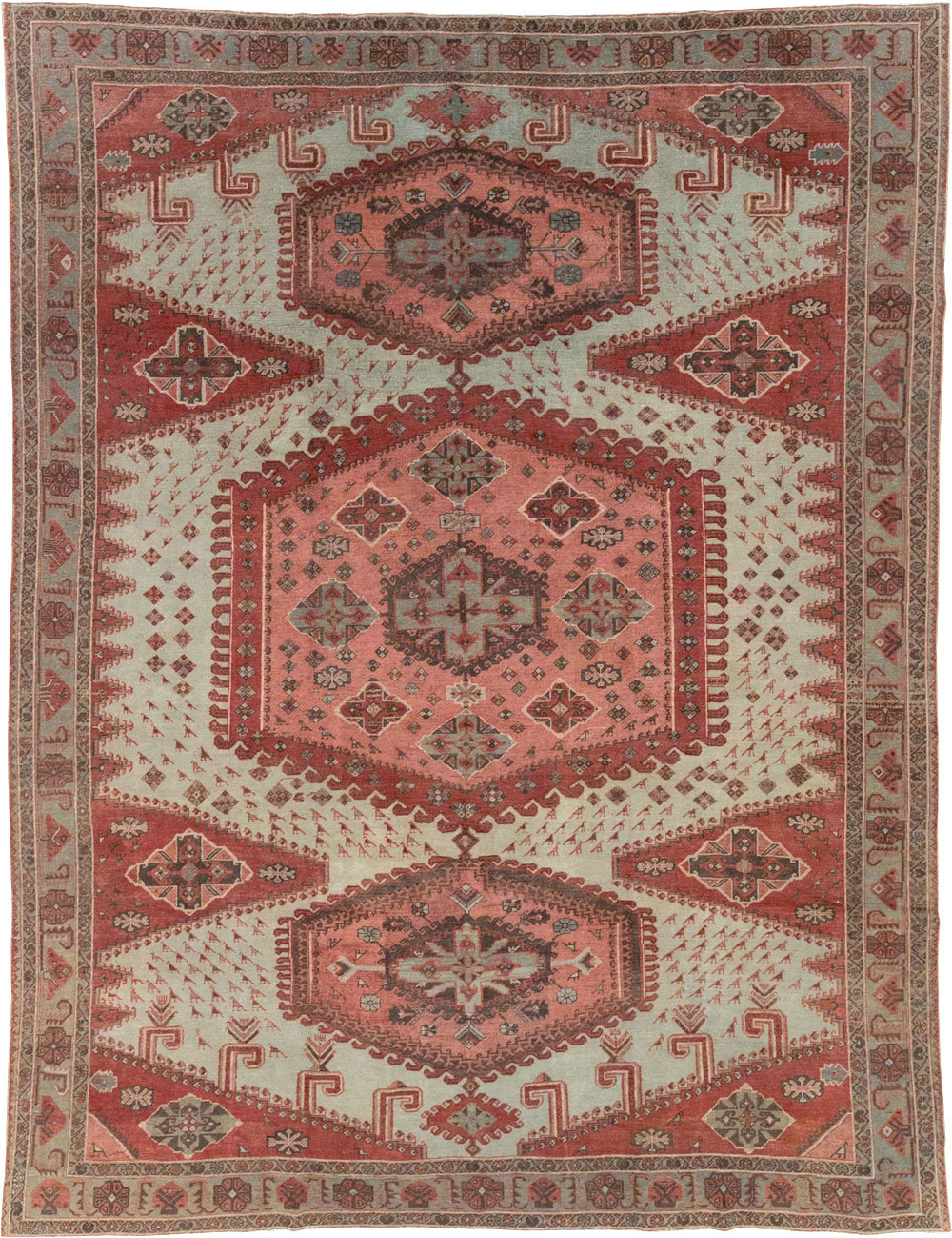 Vintage Persian Veece Room Size Carpet, No.31004 - Gss