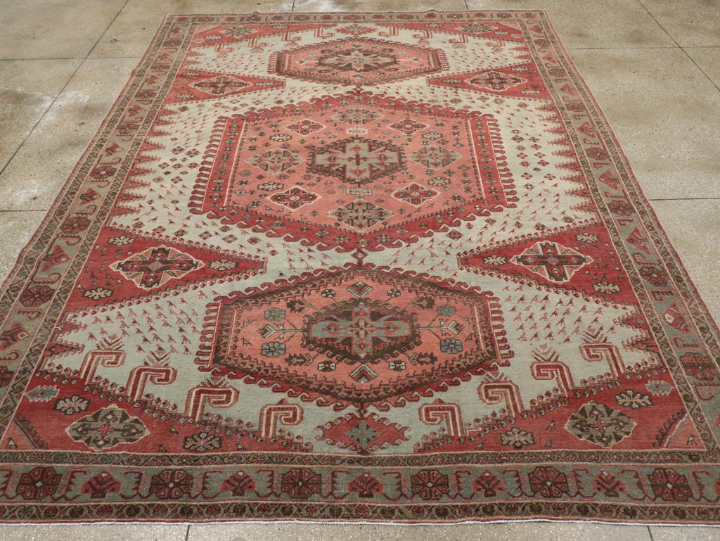 Vintage Persian Veece Room Size Carpet, No.31004 - Gss