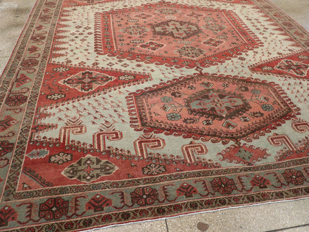 Vintage Persian Veece Room Size Carpet, No.31004 - Gss