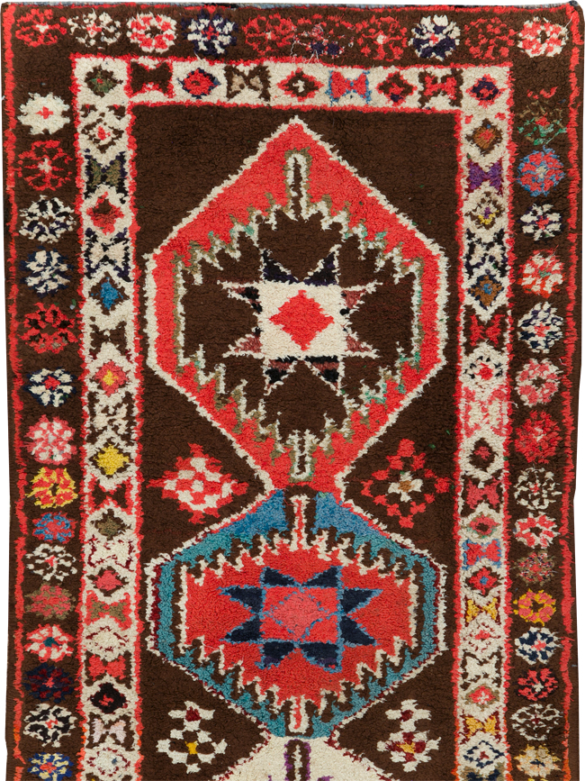 Vintage Turkish Anatolian Tribal Runner, No.31006 - Gss