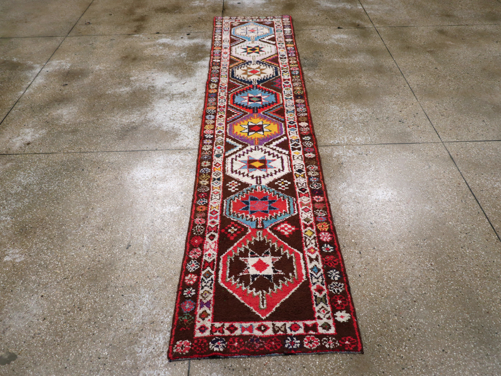 Vintage Turkish Anatolian Tribal Runner, No.31006 - Gss