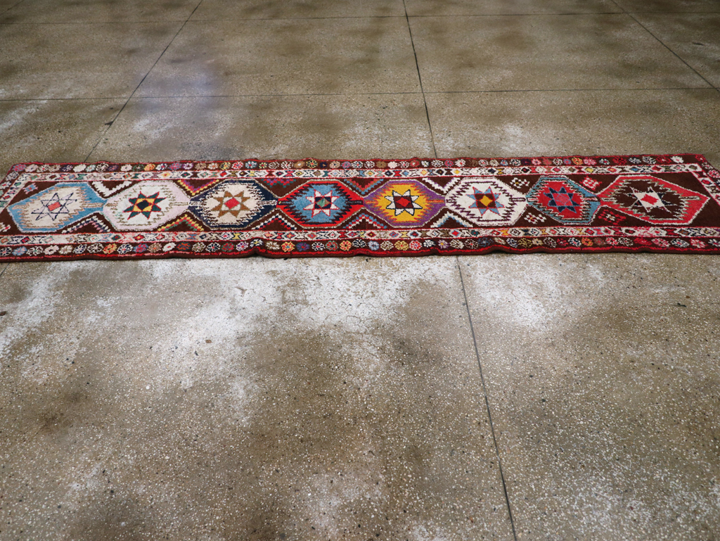 Vintage Turkish Anatolian Tribal Runner, No.31006 - Gss