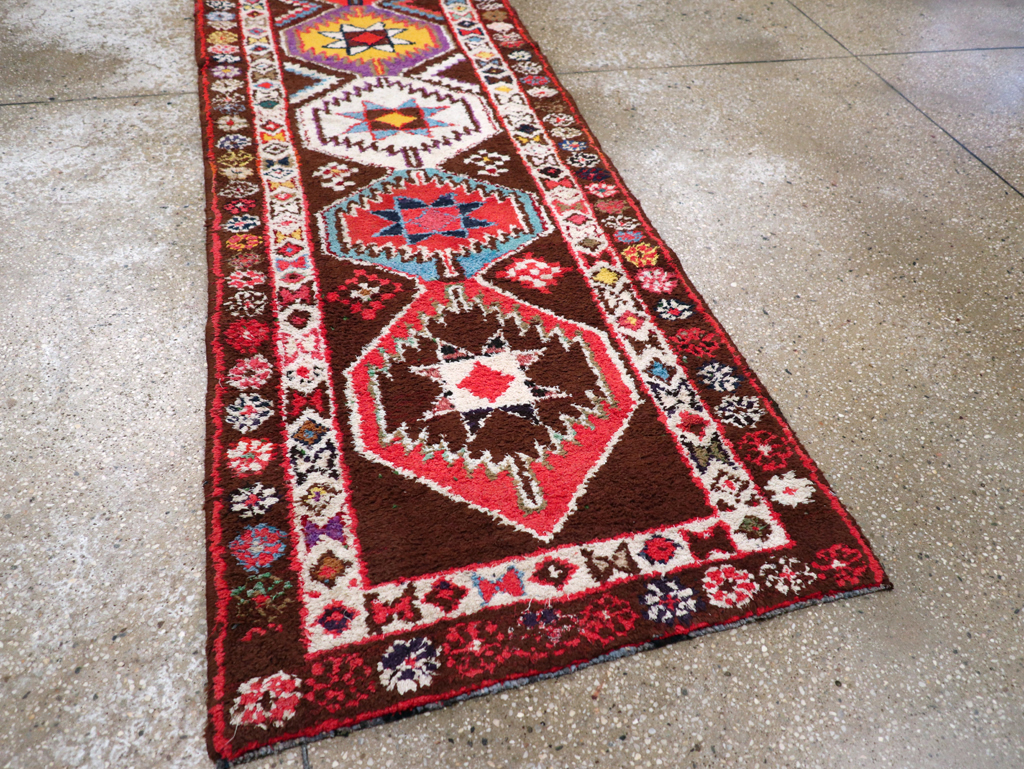 Vintage Turkish Anatolian Tribal Runner, No.31006 - Gss