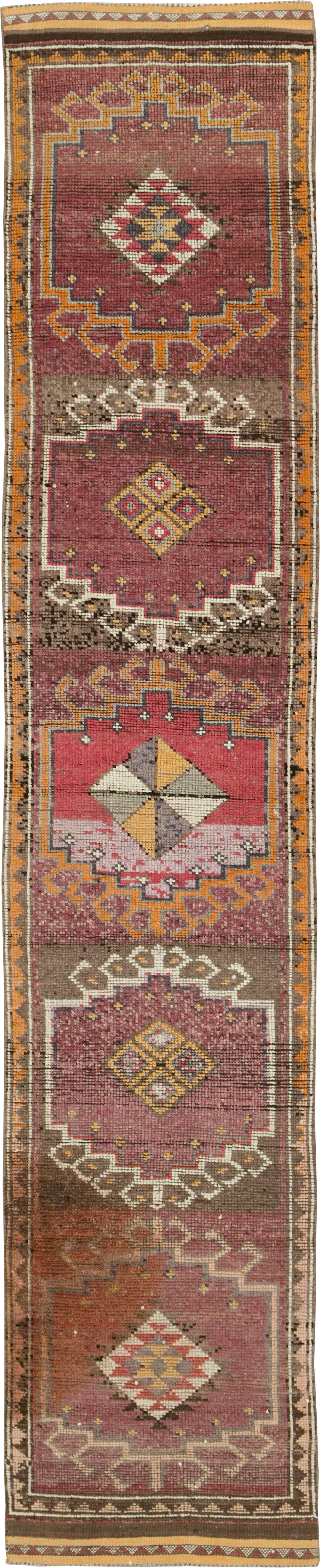 Vintage Turkish Anatolian Runner, No.31010 - Gss