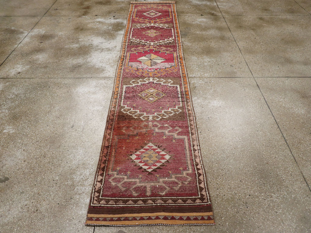 Vintage Turkish Anatolian Runner, No.31010 - Gss