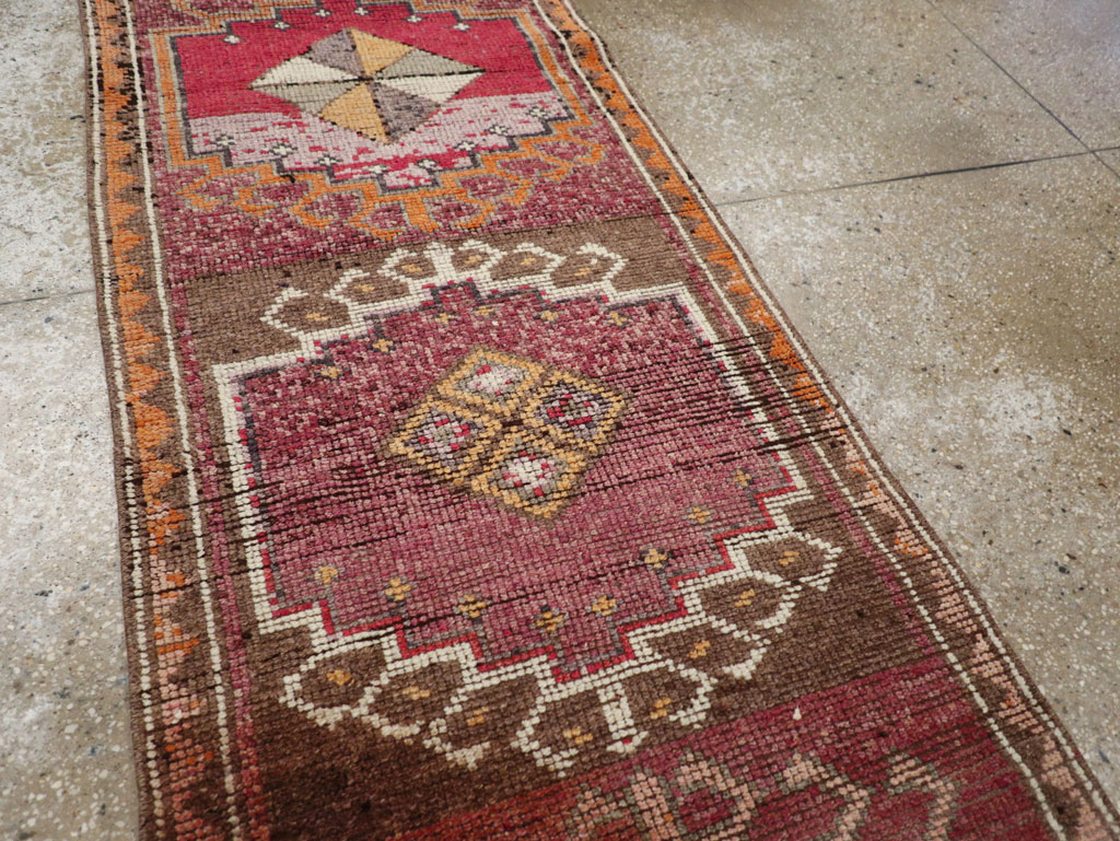 Vintage Turkish Anatolian Runner, No.31010 - Gss