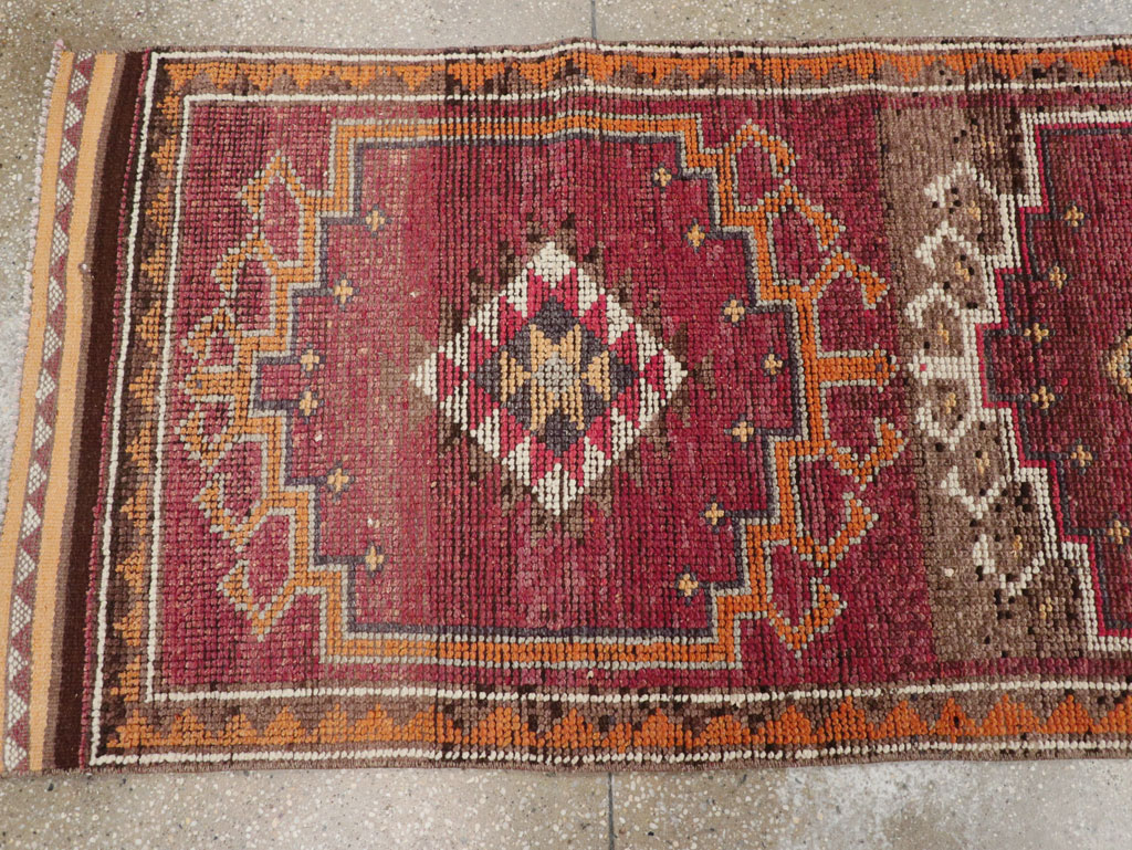 Vintage Turkish Anatolian Runner, No.31010 - Gss