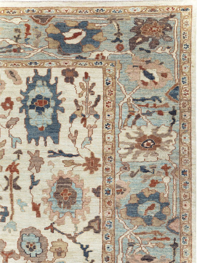 Contemporary Persian Sultanabad Square Room Size Carpet, No.31015 - Gss