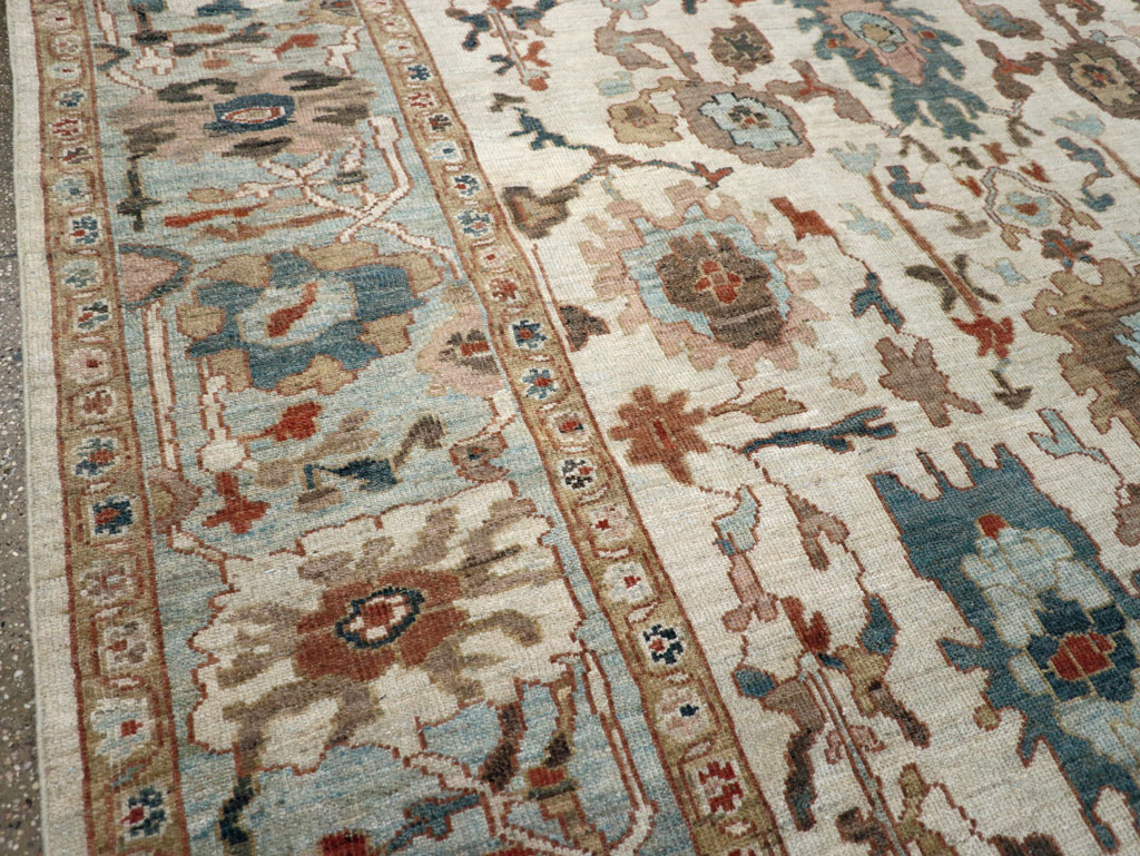 Contemporary Persian Sultanabad Square Room Size Carpet, No.31015 - Gss