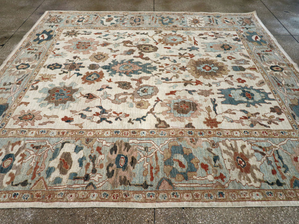 Contemporary Persian Sultanabad Square Room Size Carpet, No.31015 - Gss