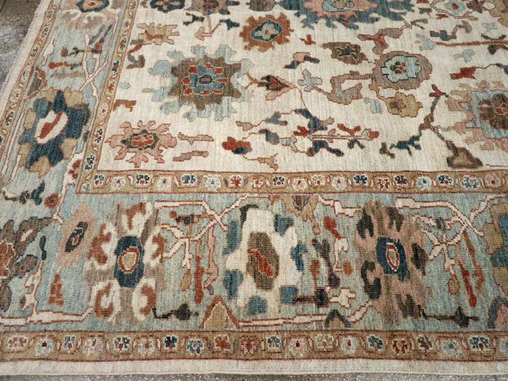 Contemporary Persian Sultanabad Square Room Size Carpet, No.31015 - Gss