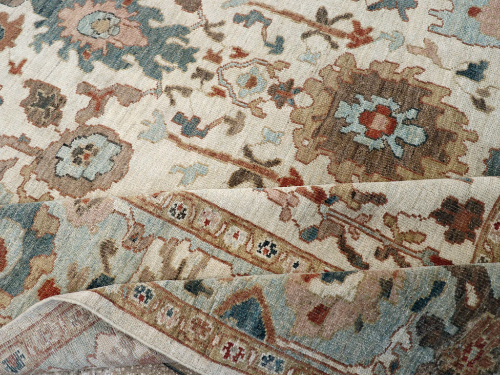 Contemporary Persian Sultanabad Square Room Size Carpet, No.31015 - Gss