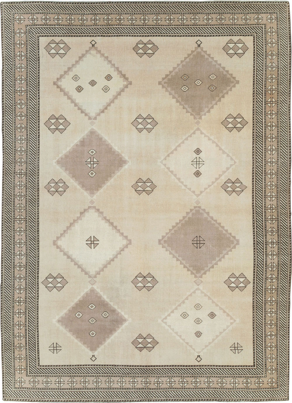 Vintage Turkish Anatolian Room Size Carpet, No.31020 - Gss
