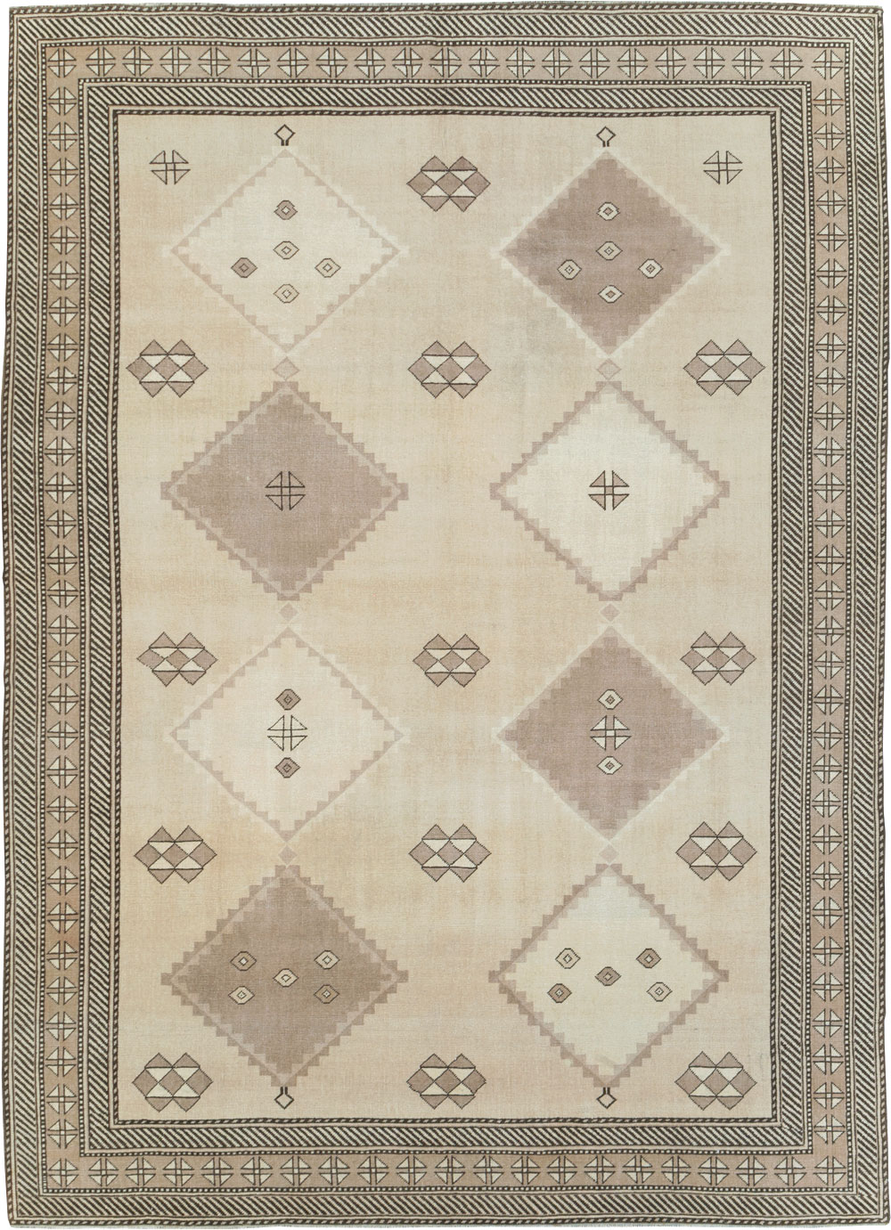 Vintage Turkish Anatolian Small Room Size Carpet, No.31020 - Gss