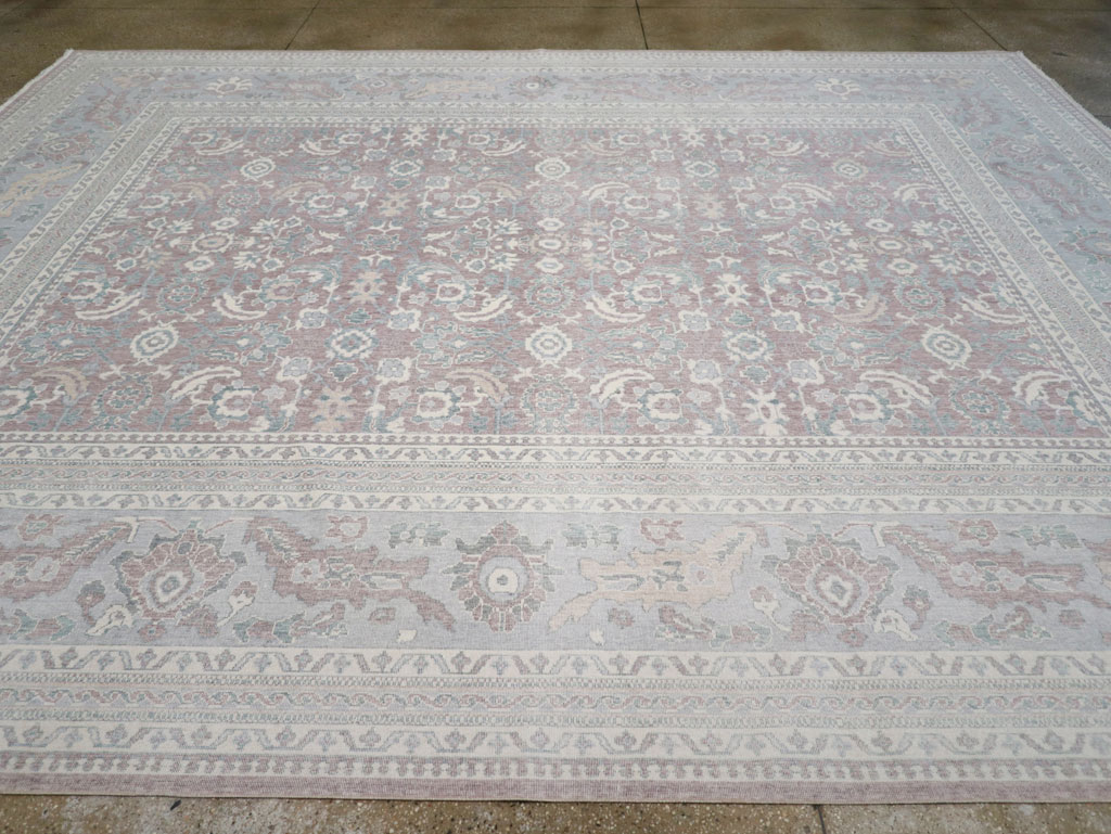 Persian Dorokhsh Inspired Modern Turkish Room Size Carpet, No.31022 - Gss