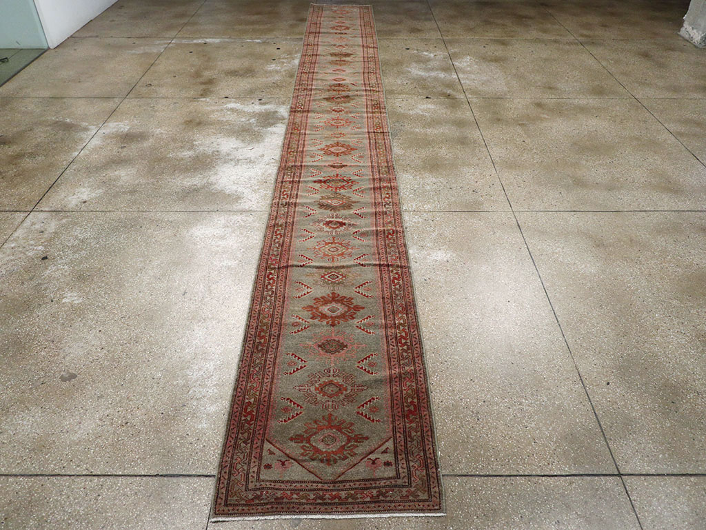 Vintage Persian Malayer Runner, No.31024 - Gss