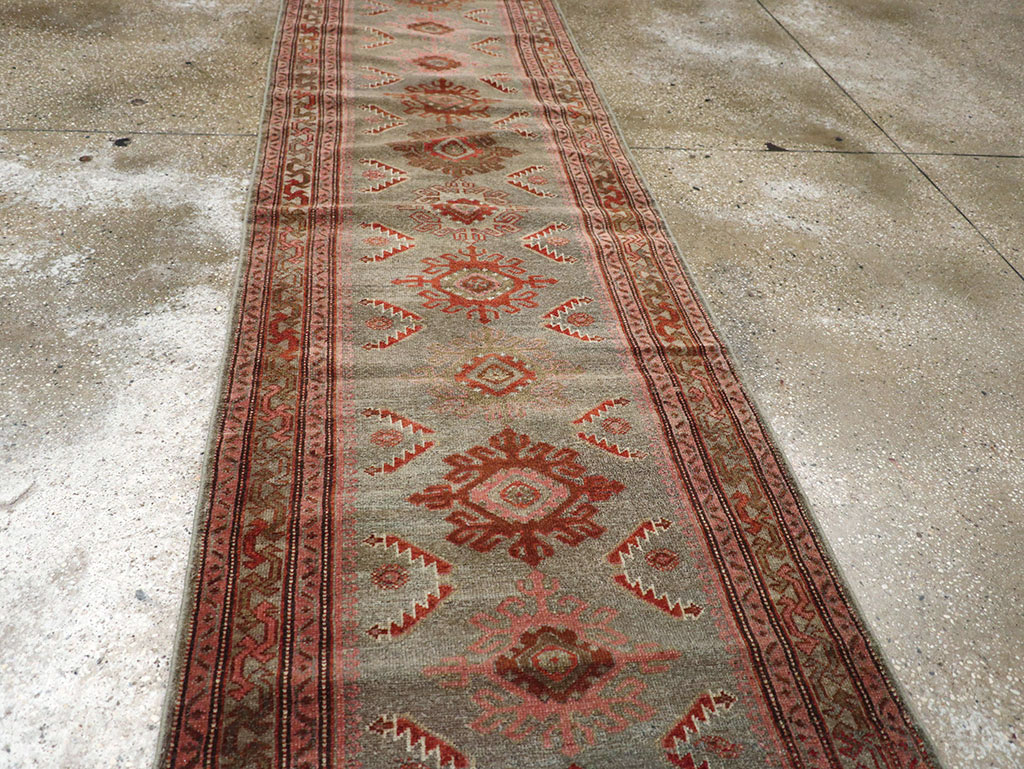 Vintage Persian Malayer Runner, No.31024 - Gss