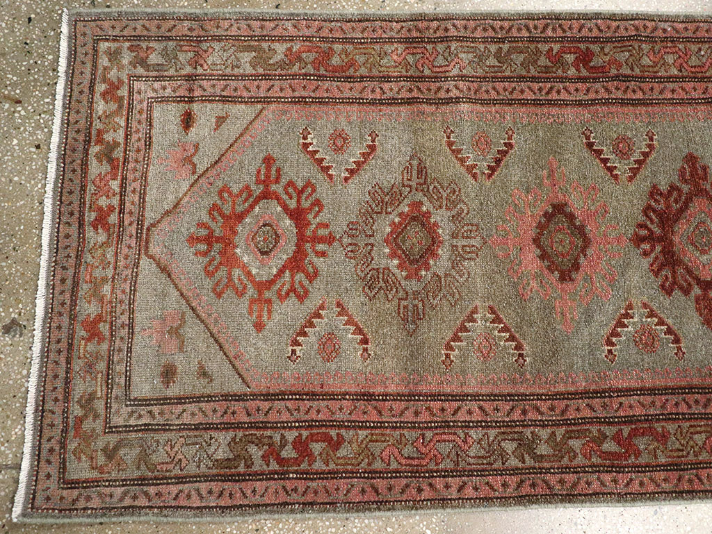Vintage Persian Malayer Runner, No.31024 - Gss