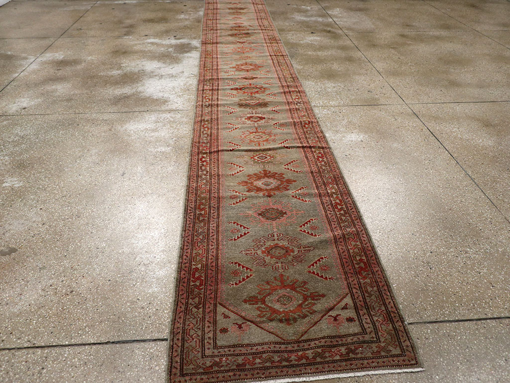 Vintage Persian Malayer Runner, No.31024 - Gss