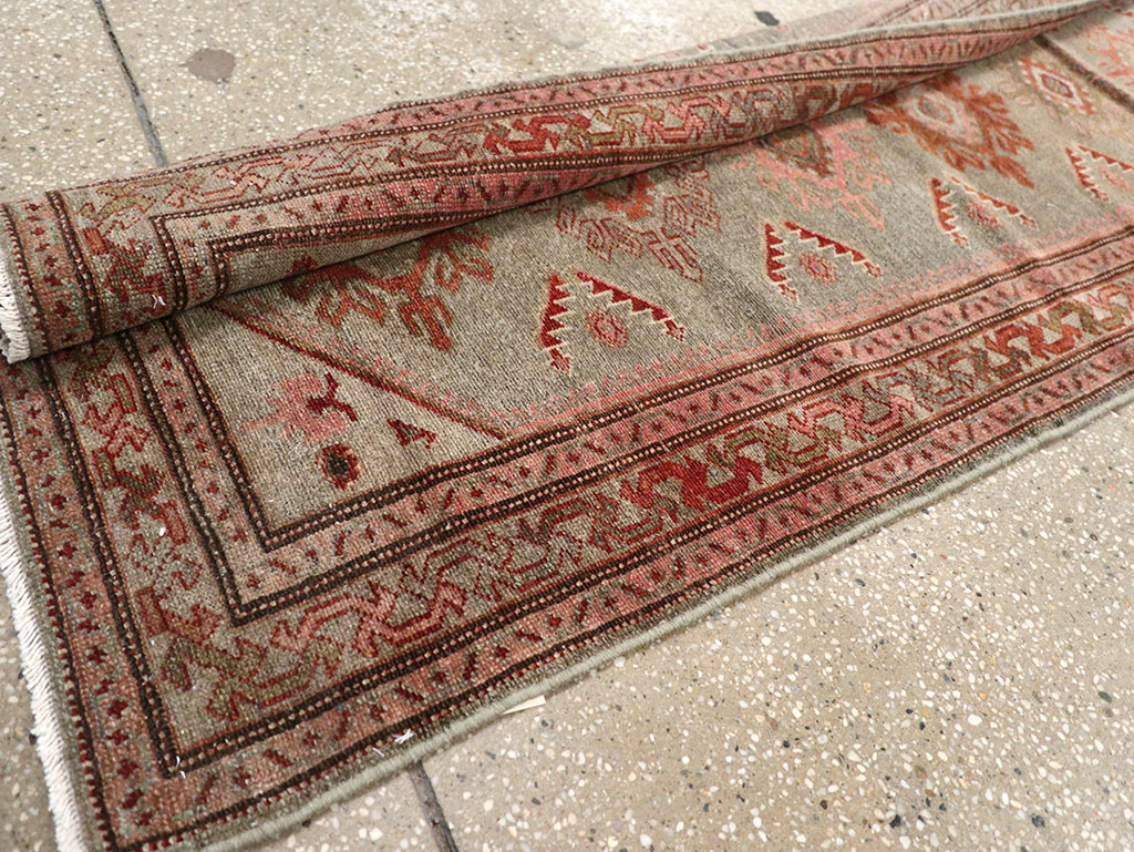 Vintage Persian Malayer Runner, No.31024 - Gss