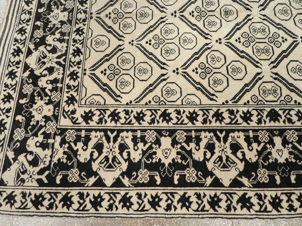 Vintage Turkish Anatolian Accent Rug, No.31028 - Gss