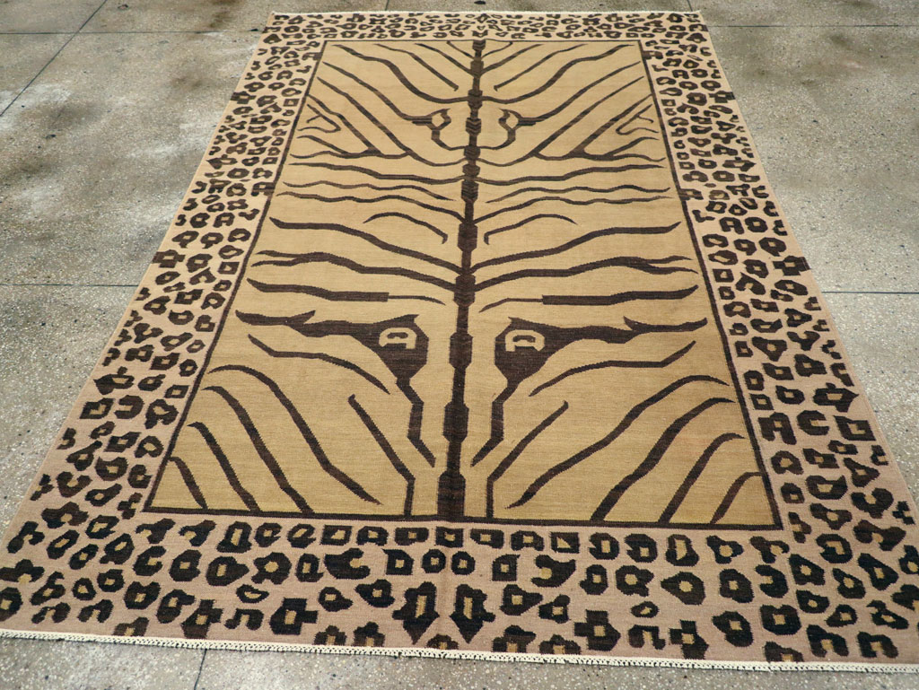 Modern Turkish Flatweave Kilim, No.31031 - Gss