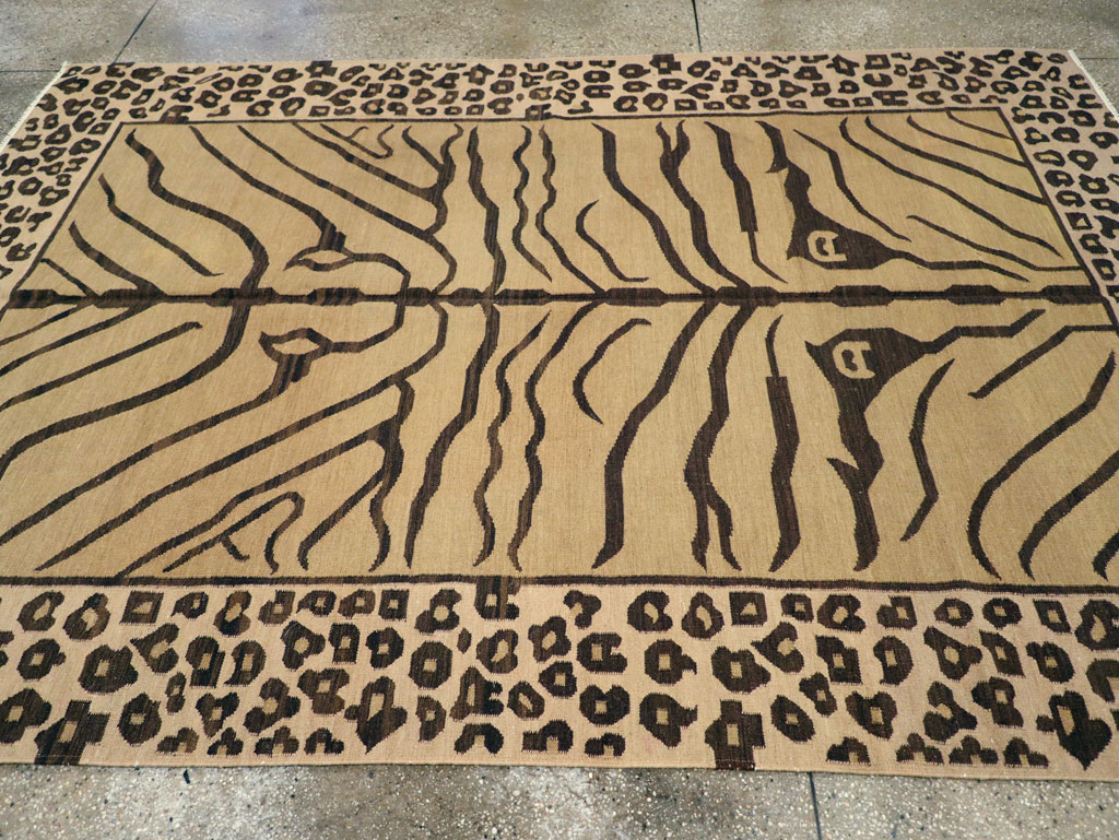 Modern Turkish Flatweave Kilim, No.31031 - Gss