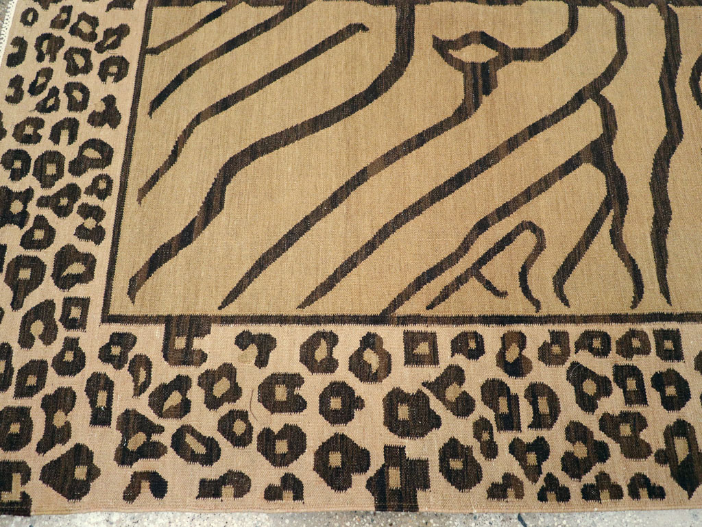 Modern Turkish Flatweave Kilim, No.31031 - Gss