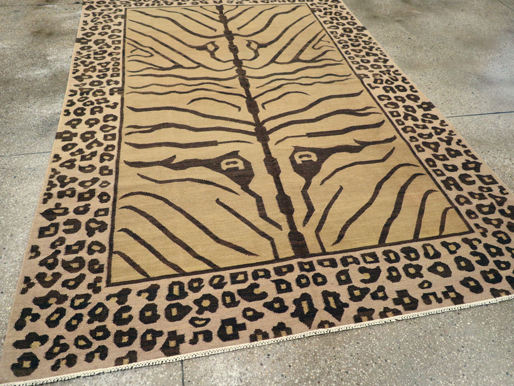 Modern Turkish Flatweave Kilim, No.31031 - Gss