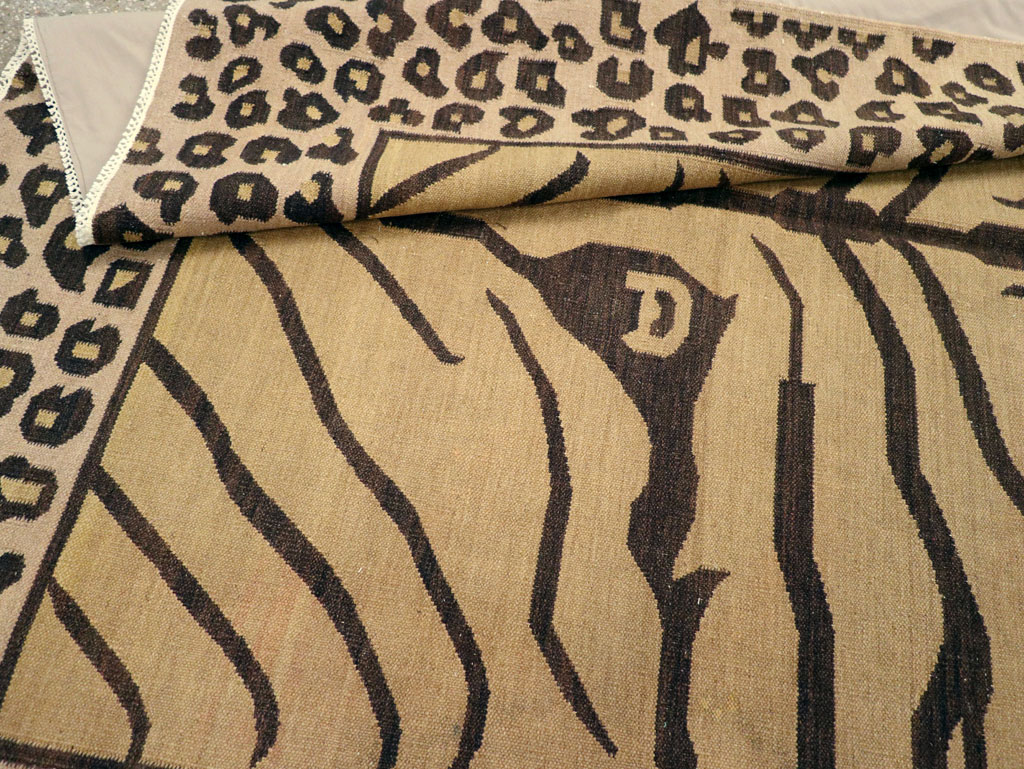 Modern Turkish Flatweave Kilim, No.31031 - Gss