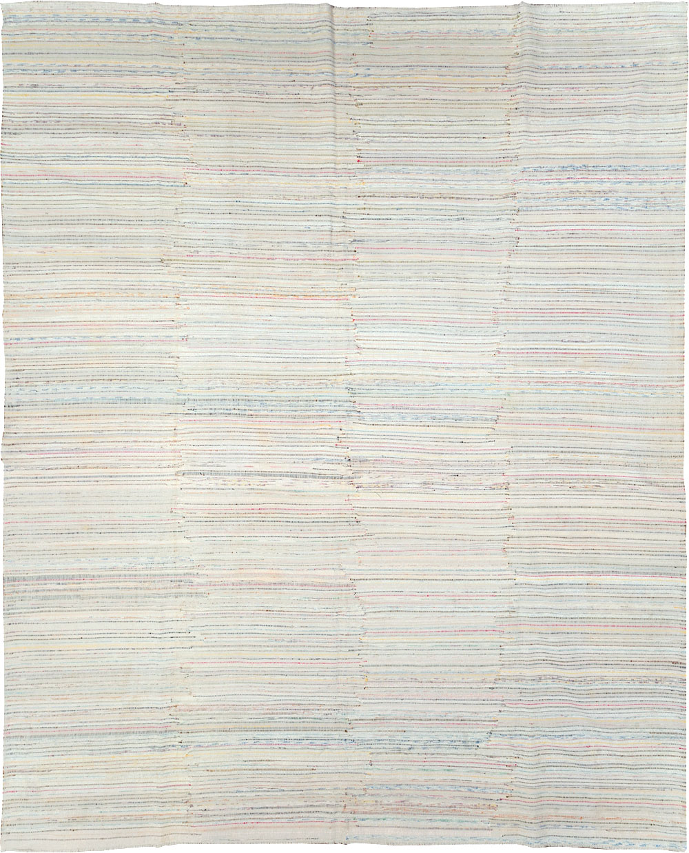 Vintage Turkish Flatweave Kilim Room Size Carpet, No.31033 - Gss