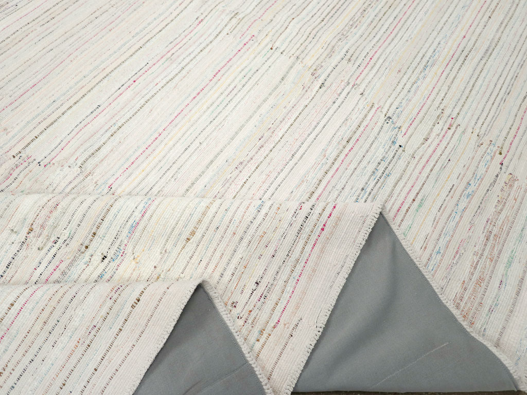 Vintage Turkish Flatweave Kilim Room Size Carpet, No.31033 - Gss