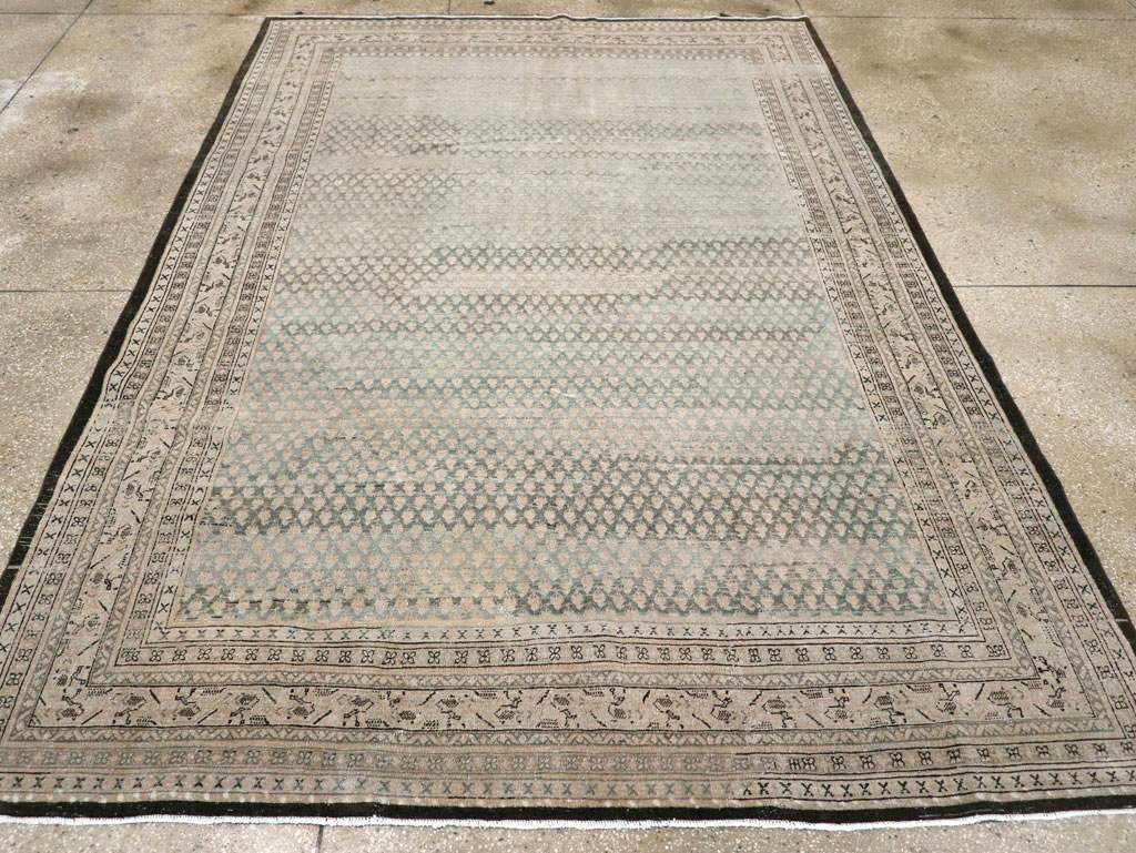 Antique Persian Tabriz Small Room Size Carpet, No.31035 - Gss